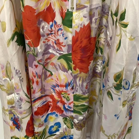 Leifsdottir woman’s silk flowered dress - Picture 5 of 14